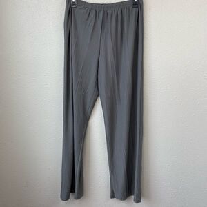 NWT Fashque Womens Gray Polyester Blend Slacks Size M